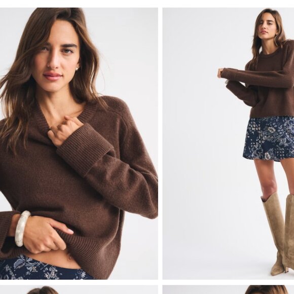 The A&F Madeline Crew Sweater - NEW! - Picture 2 of 5